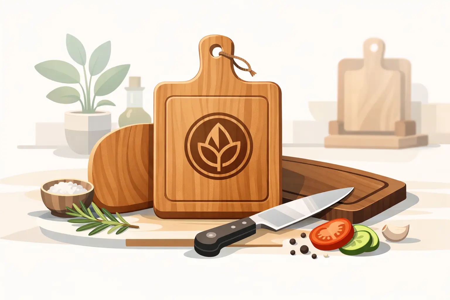Custom Cutting Boards With Logo That Last
