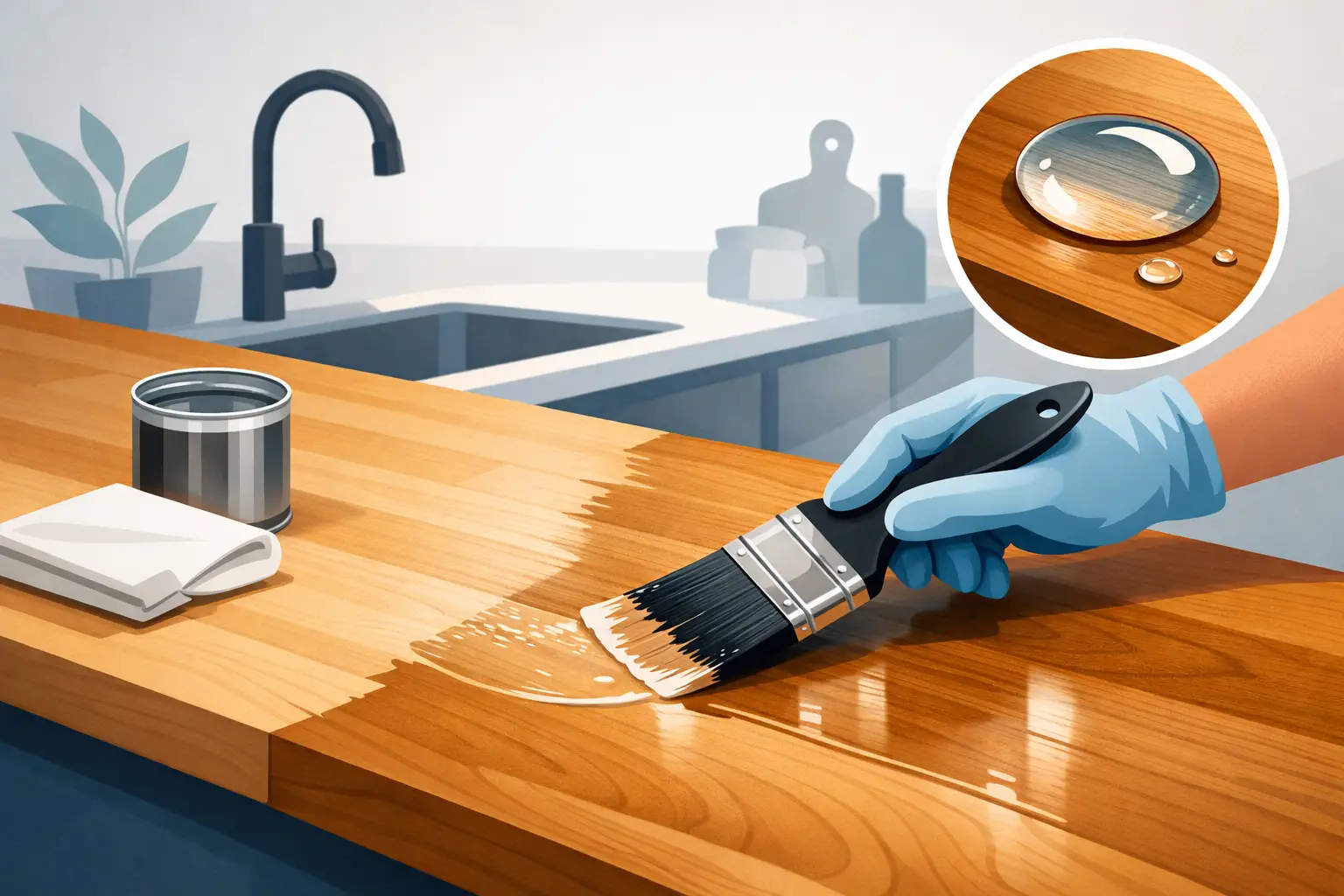 How to Seal Wood Countertops Right