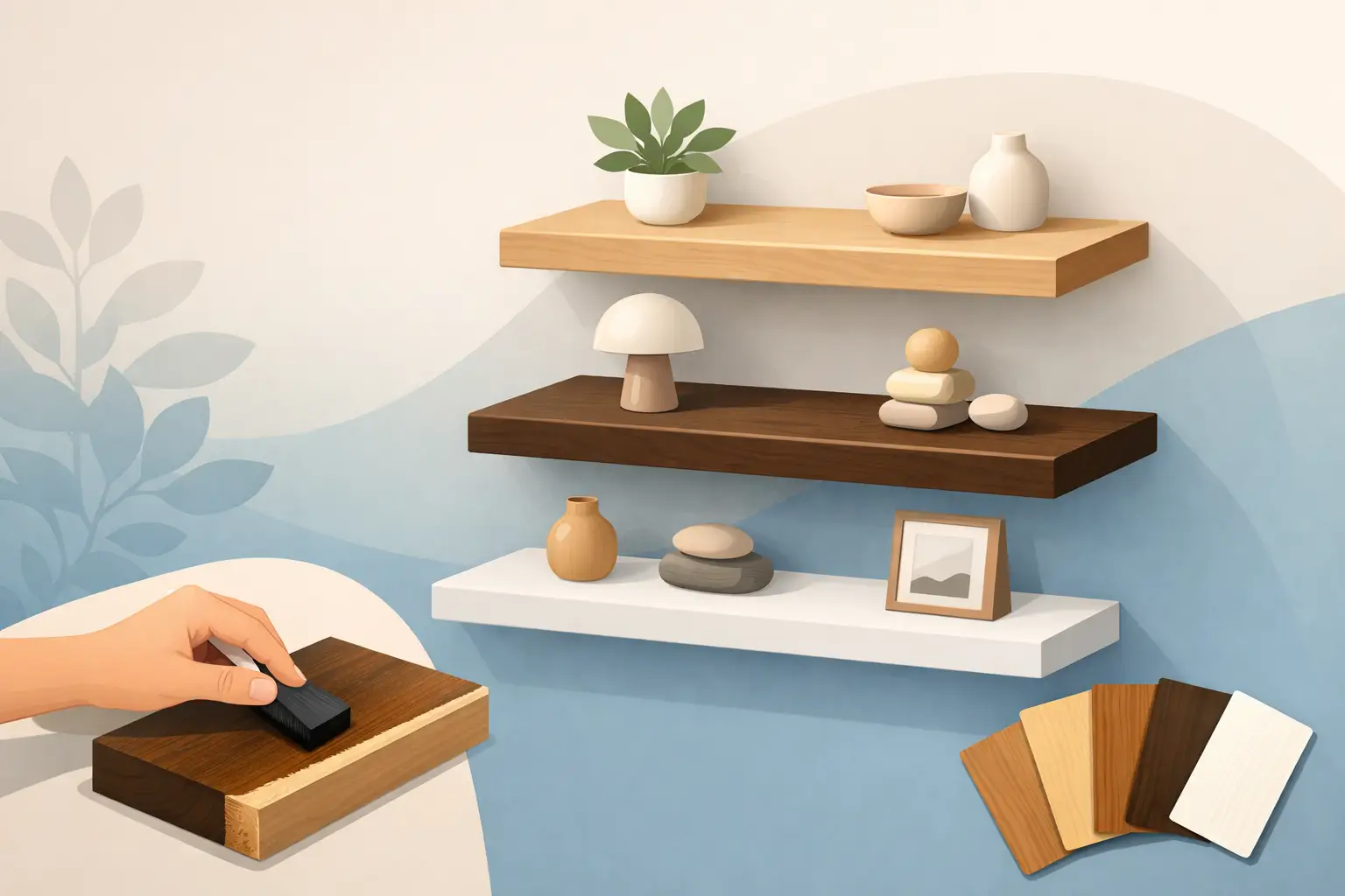Best Finish for Floating Shelves