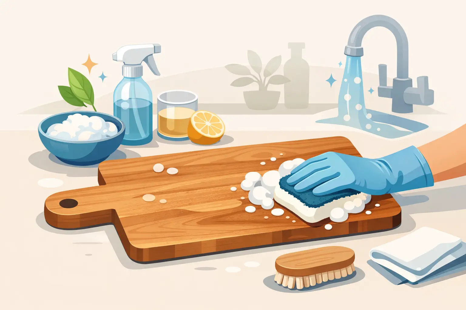 How to Clean Wood Cutting Boards Right