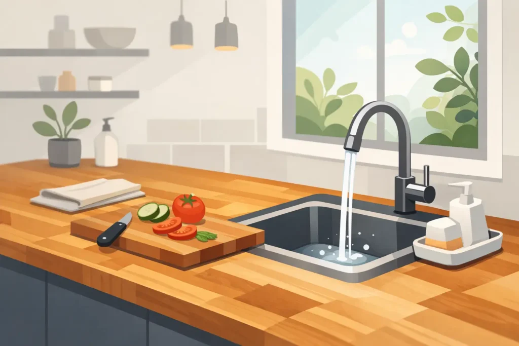 Can Butcher Block Go Near Sink Areas?
