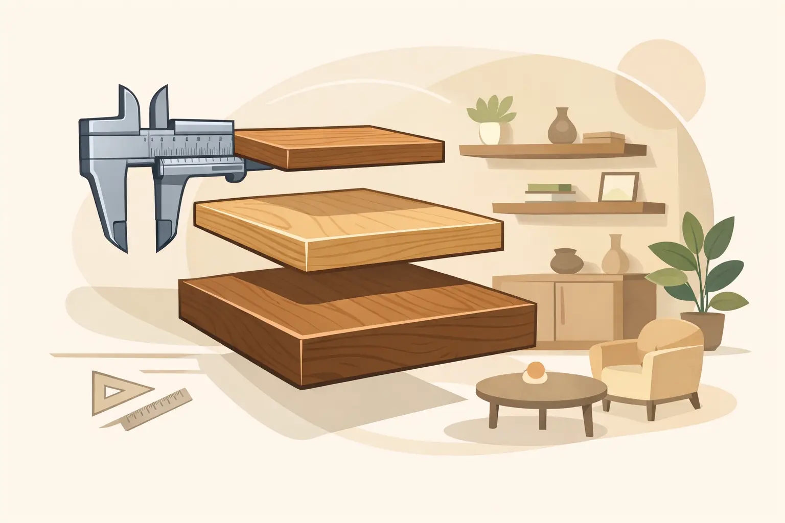 How to Choose Floating Shelf Thickness