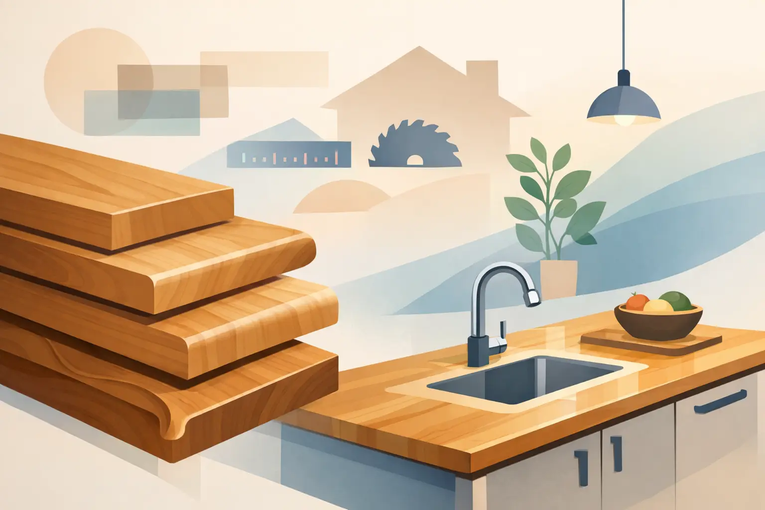 Wood Countertop Edge Profile Guide for Your Home