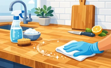 How to Clean Butcher Block Countertops Safely