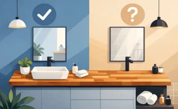 Is a Butcher Block Bathroom Vanity Top Right?