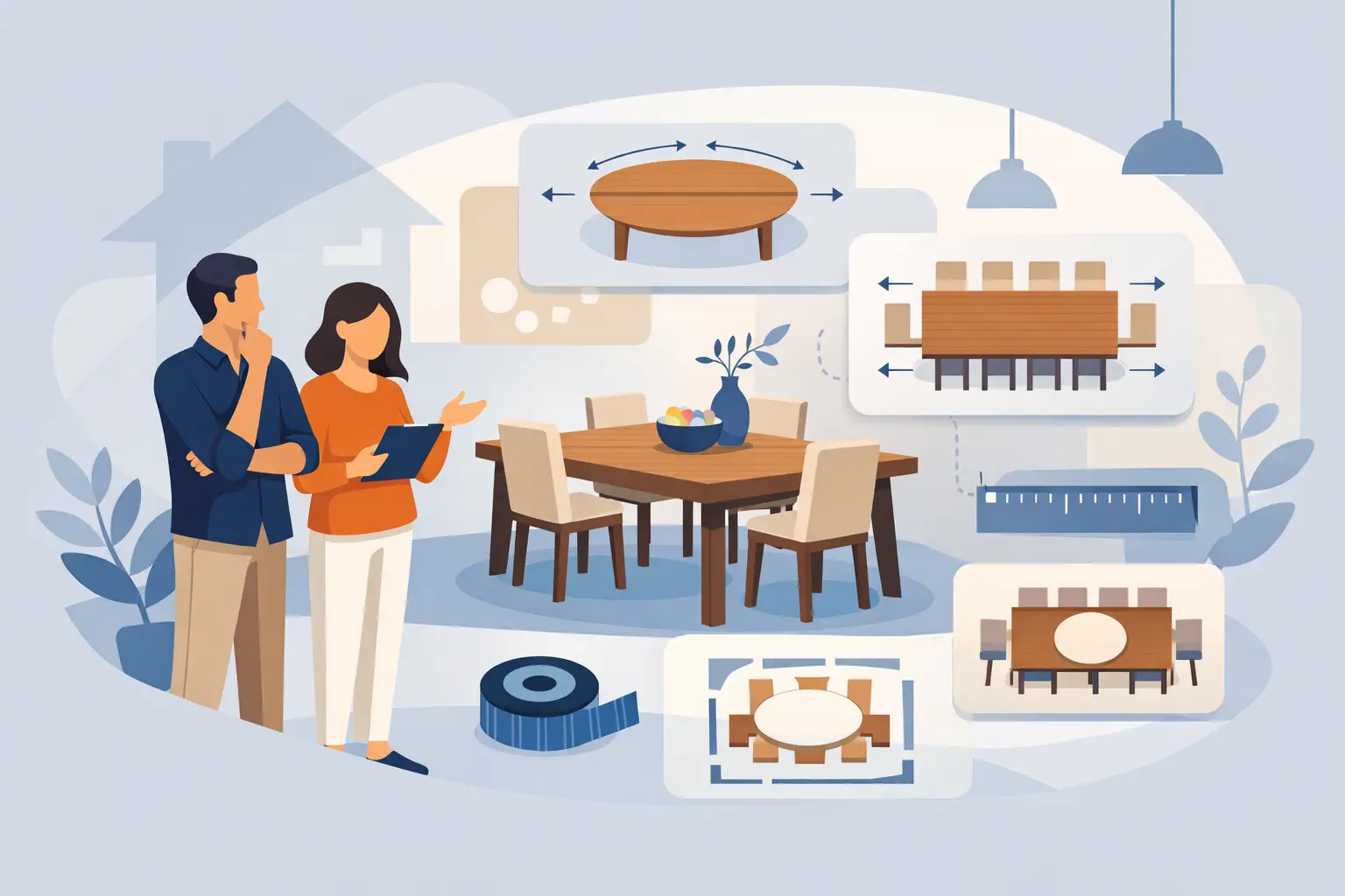 A Homeowner’s Guide to Dining Table Sizing