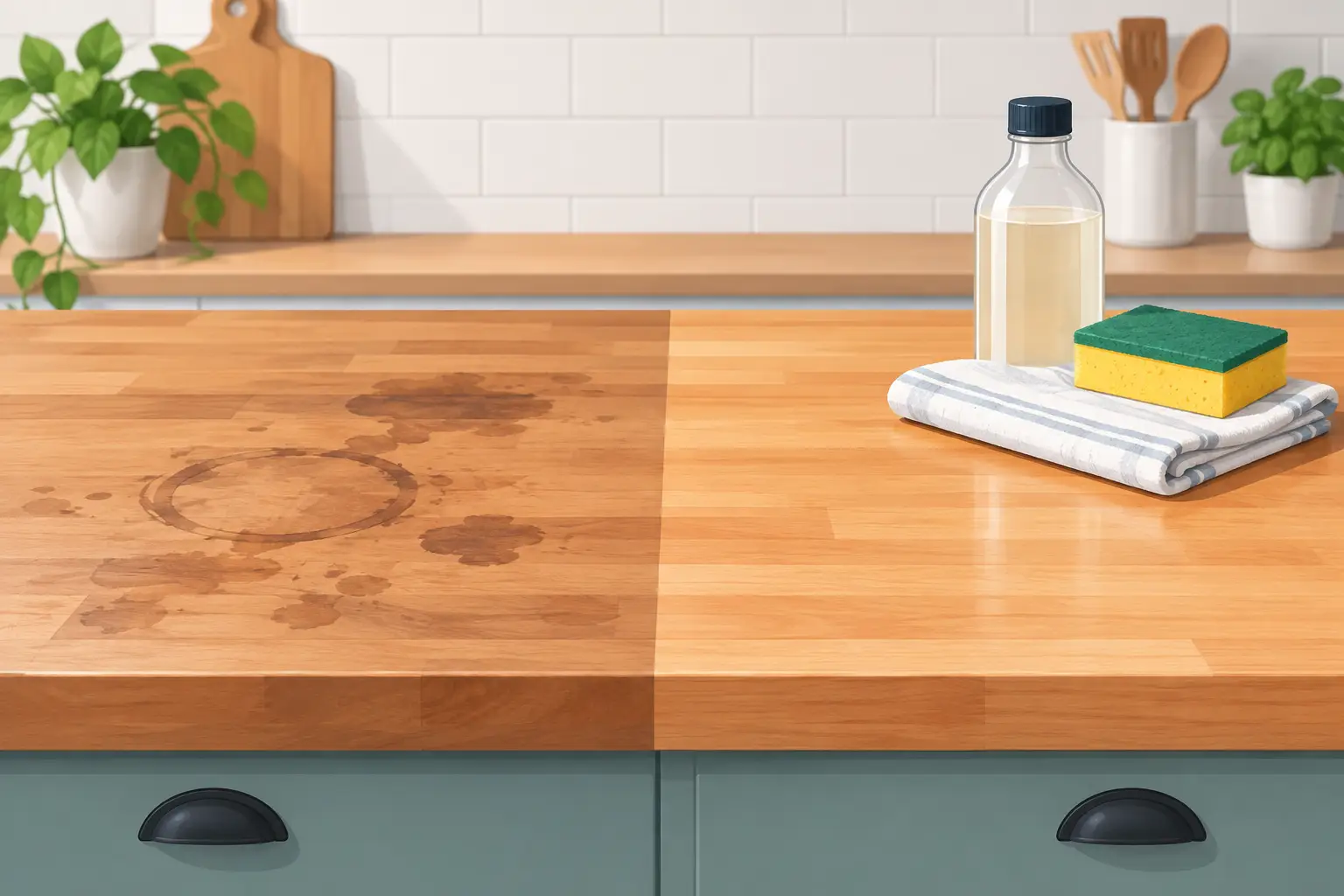 How to Remove Stains From Butcher Block Safely