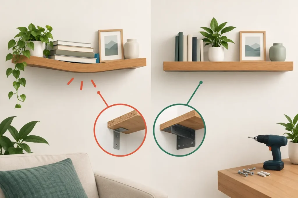 Do Floating Shelves Sag? Causes and Fixes